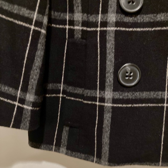 Banana Republic Plaid Wool Blend Blazer Jacket, Size XS - Picture 3 of 12